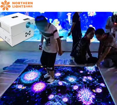 Chine Jeu de projection interactive de trampoline 1024 * 768 projecteur de plancher holographique à vendre