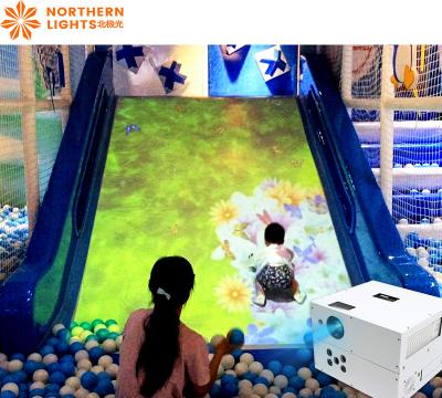 China Indoor Playground Interactive Games Projector Slide Game Interact Projector for sale