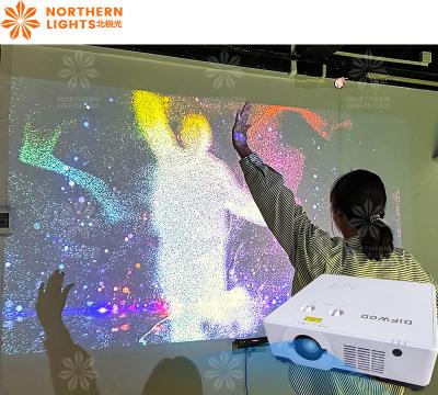 Chine 3400 Lumens Proyecteur de jeux muraux Système de projection interactif pour la décoration à vendre