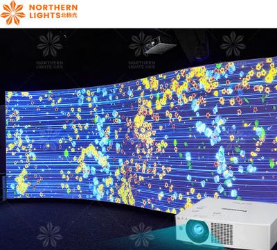 中国 Northern Lights High Precision Immersive Wall Classrooms Interactive Projection 販売のため