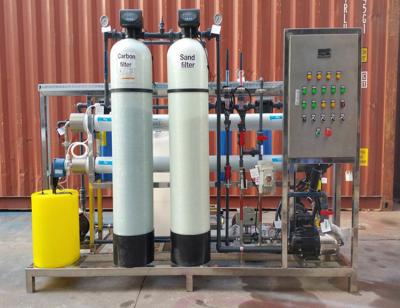 China 2000LPH Seawater RO Plant , SUS304 Sea Water Purification Machine for sale