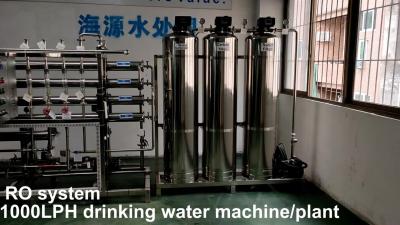 China Planta salgada do RO da água SUS304, Seawater do PLC à máquina da água potável à venda