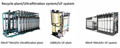 China 99,99% tratamento da água dos sistemas do Ultrafiltration, planta 2000 do rO do lph do filtro de FRP à venda