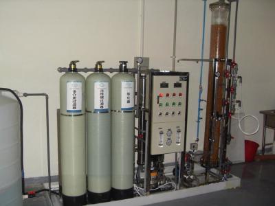 China 2000LPH Deionized Water Systems , 99.7% Rejection Ion Exchange Dm Plant for sale