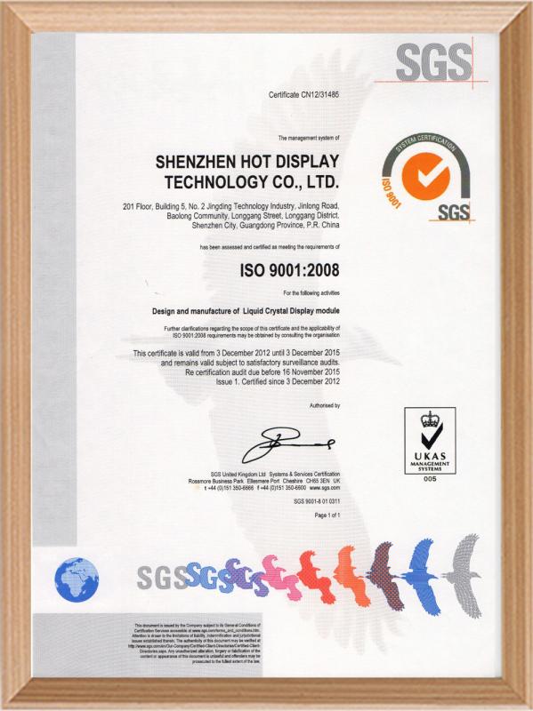 Test Report - Hotdisplay Technology Co.Ltd
