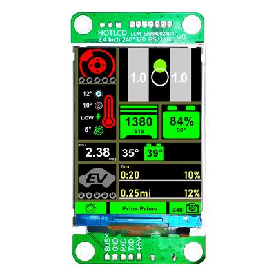 China 2.4 Inch 240X320 UART TFT Display Multifunctional For Handheld Instruments for sale