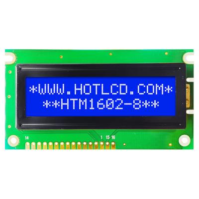 中国 緑のバックライトHTM1602-8が付いている2X16 LCMの特性LCDモジュール 販売のため