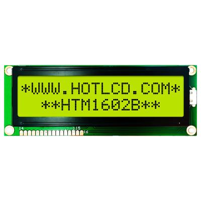 China exhibición de carácter media de 16x2 LCD con el contraluz verde HTM1602B en venta