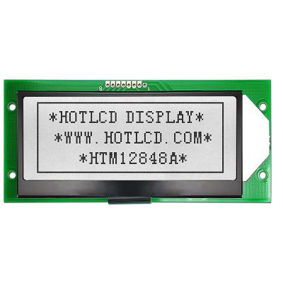 China 128X48 COG Monochrome Graphic LCD Display With White Backlight for sale