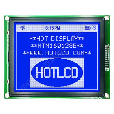 China 160X128 Graphic Blue LCD Display With White Backlight T6963C for sale
