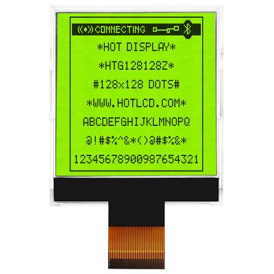 China 128X128 Graphic COG LCD Module SSD1848 STN-Gray Display HTG128128Z for sale