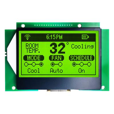 China 128X64 SPI Graphic LCD Display , ST7565R Yellow LCD Graphic 128x64 for sale