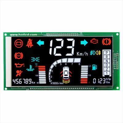 China Practical Segment LCD Display VA Module For Automotive Instrument for sale