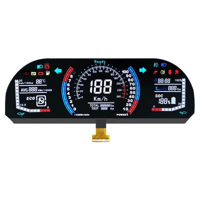 China COG Car 3.3V Segment LCD Display Module With White Backlight for sale