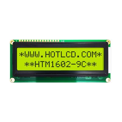 China contraluz del módulo STN+ Gray Serial With Yellow Green de la exhibición del LCD del carácter 16x2 en venta
