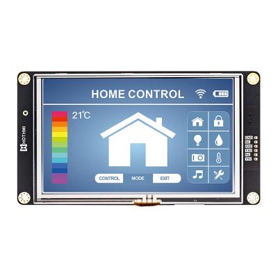 China 5 Inch Smart Serial Screen 800x480 UART TFT LCD Module Display Panel With Resistive Touch for sale