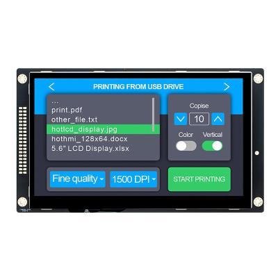 China 7 Inch Capacitive Touch Display IPS 1024x600 RGB Interface For Raspberry Pi for sale