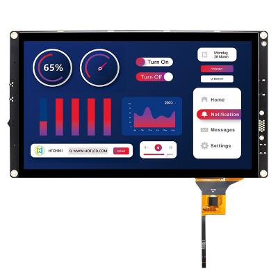 China 10.1 Inch HDMI IPS 1024x600 TFT LCD Module Display Capacitive Touch With Raspberry Pi for sale