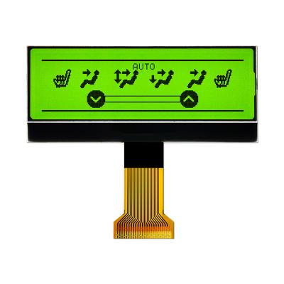 China módulo ST75256 de la representación gráfica del LCD del DIENTE 240x64 con el verde amarillo completamente transparente en venta