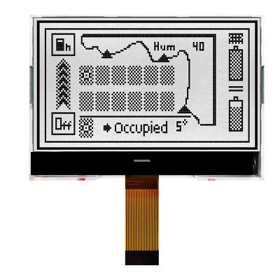 China 128x64 COG LCD Graphics Display Module ST7567 Controller With White Light for sale