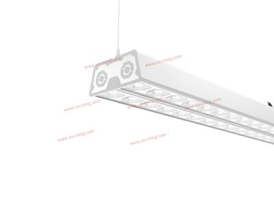 China 6500K Suspended 20w X 2 LED Linear Lighting 6000lm ROHS for sale