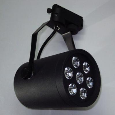 China High Power Wall Mounted Track Lighting Matt Black Epistar 35mil 7W CE RoHS CCC Approval for sale