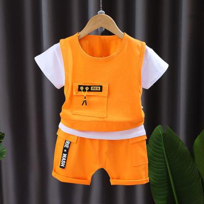 China Cotton Polyester Wool Practical Boy'S Workwear Sets For 0-14 Years Old for sale