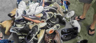 China mixed load Leather Textile High End 2nd Hand Sneakers 40-45 for sale