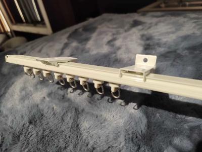 China Curtain Aluminum Alloy Slide Rail Track Straight Track Rail Rod, Top Code, Side Code, Connector Set for sale