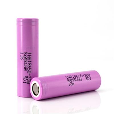 China Samsung INR18650-30Q 3000mAh 3.7V 15A Discharge Li-ion Rechargeable Battery for Battery Pack, eCig Mods for sale