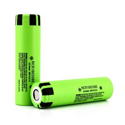 China Panasonic NCR18650BE 3200mAh flat top 3.7V lithium rechargeable battery led flashlight battery power tools battery for sale