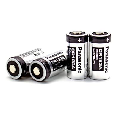 China Primärlithium-industrielle Batterie Panasonics 3.0V CR123A 1400mAh für Kamera Panasonics Canon Sony zu verkaufen