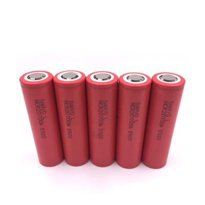 China 2017 new battery Wholesale Sanyo NCR20700A 3100mAh 3.7V battery Sanyo 20700 rechargeable battery 30A high amp discharge for sale