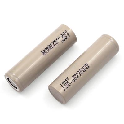China Samsung High Drain INR21700-33J 3.2A 3300mAh High Capacity 3.6V Li-ion Rechargeable Flat Top Battery for sale