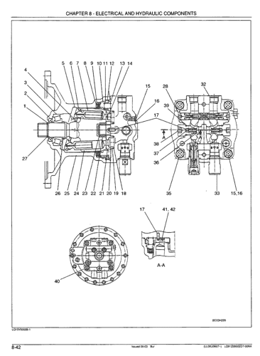 (07-018) - SWING MOTOR ASSEMBLY Parts scheme