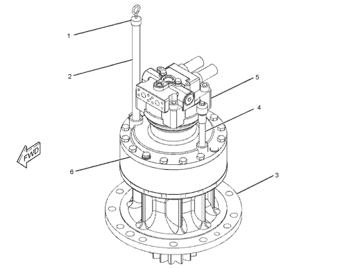 2966272 DRIVE GP-SWING Parts scheme