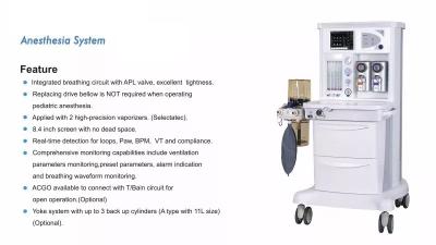 China El CE verificó al OEM del ventilador del hospital de la emergencia del sistema ICU de la anestesia en venta
