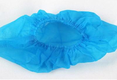 China Non Woven Blue Shoe Covers Disposable Anti Skid Soft Eco Friendly for sale