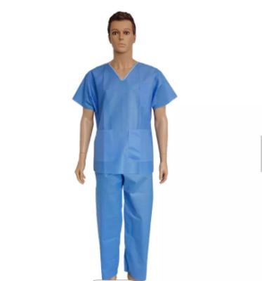 China Protective Disposable Scrub Suits For Hospital Nursing Patient for sale