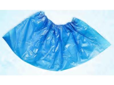 China HDPE Disposable Shoe Cover With White Blue Green Color 41cm 45cm Size à venda