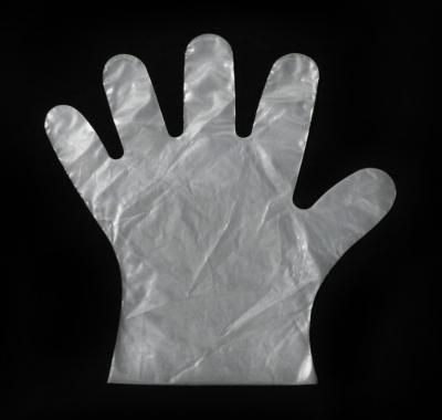 中国 食料調達のクリーニングのためにほこりのないCPEの使い捨て可能なプラスチック手袋 販売のため