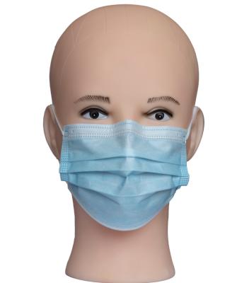 China 25gr PP Melt Blown Surgical Disposable Face Mask 3 Ply With Ear Loops Te koop