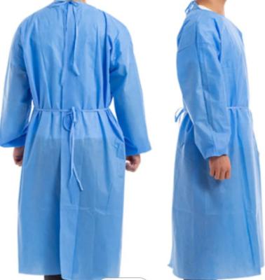 China SMS Protective Gowns Disposable , Isolation Gown Non Woven For Food Processing for sale