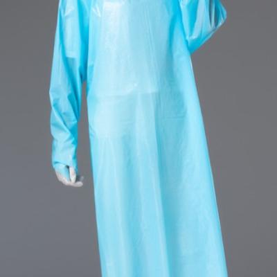 China 16-45gsm Disposable Isolation Gowns Ties Sms Isolation Gown for sale