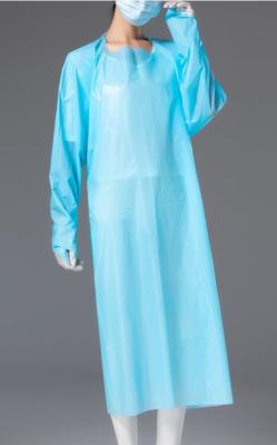 China Customized Protective Disposable CPE Gown For Surgical Laboratory for sale