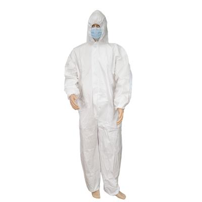 China Breathable Lightweight Disposable Microporous Coverall For Hospital for sale