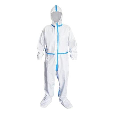 China Tipo respirable ligero 4 del traje protector microporoso de la bata 5 6 en venta
