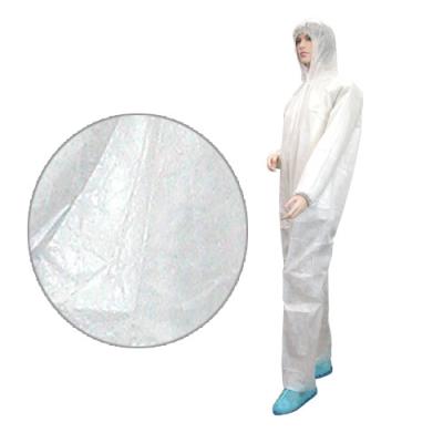 China Type 5 6 Disposable Protective Coverall With Hood Microporous for sale