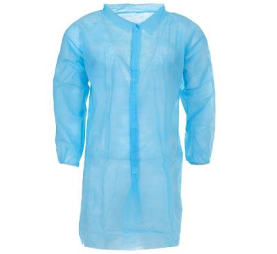 China 2XL Waterproof Disposable Laboratory Gown With Velcro Closure Te koop