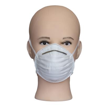 China Cor branca material não tecida protetora descartável Dustproof da máscara protetora à venda